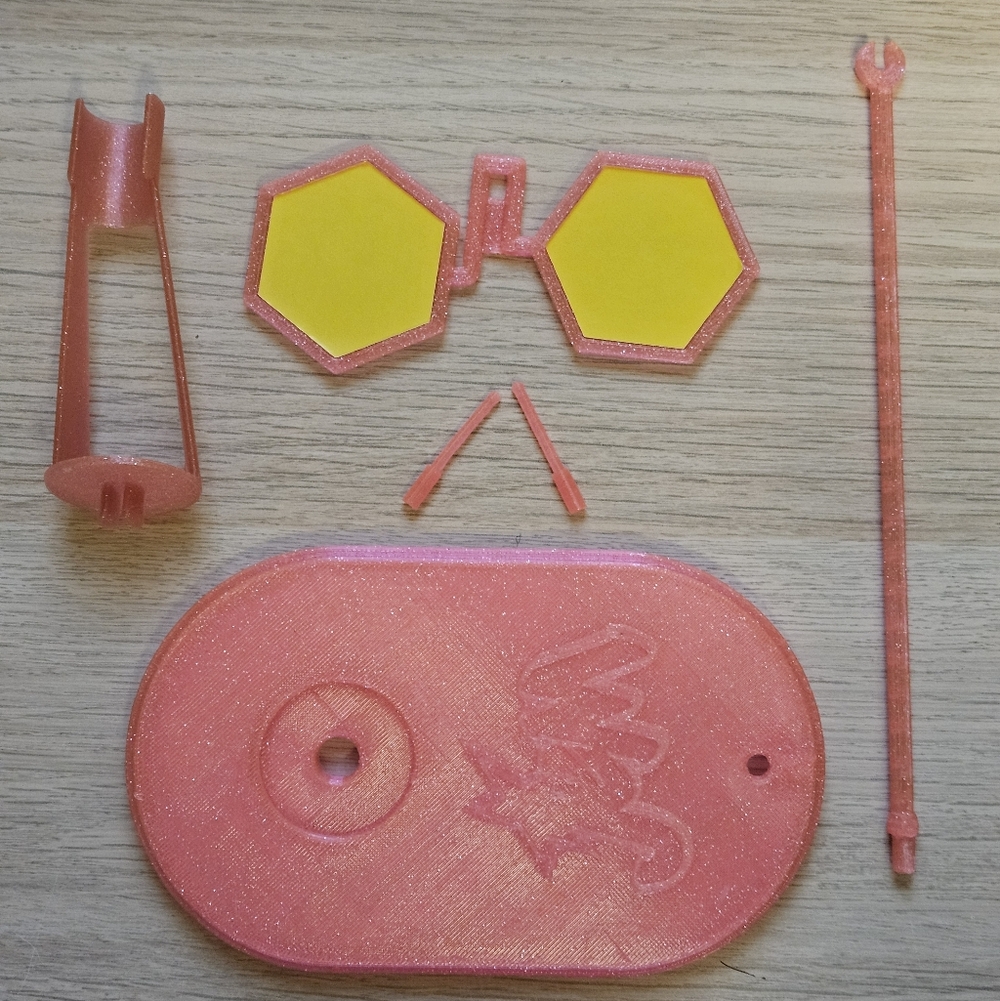 Jem and the Holograms Raya Doll Drum Kit and Stand 3D Print Reproduction